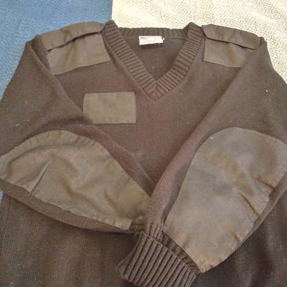 Vintage Commando Military V-Neck Sweater - Picture 7 of 14